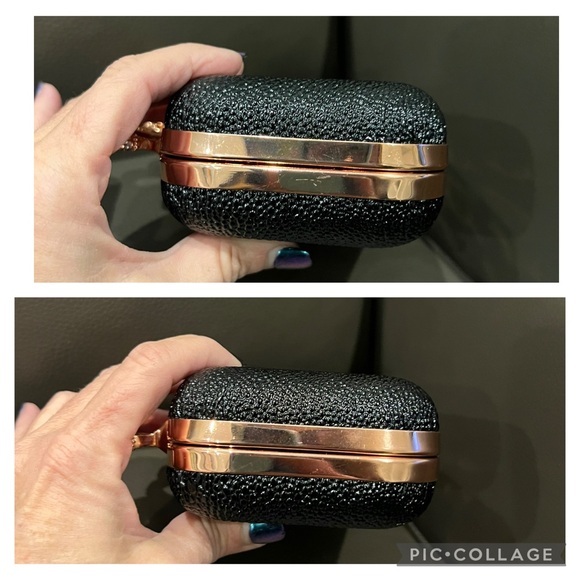 Elegant Black and Gold Clutch - Picture 5 of 5